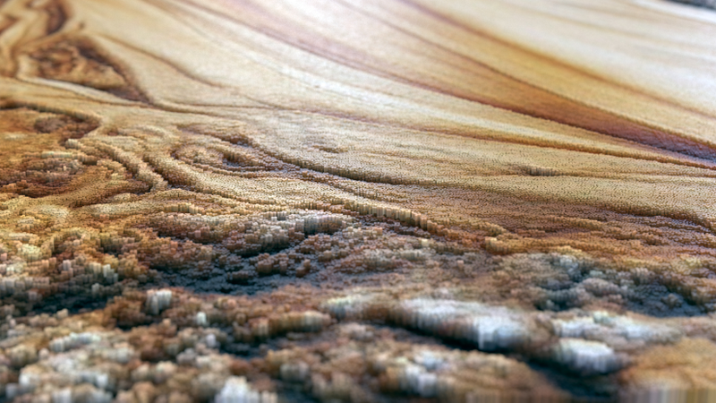 Illustration for article titled Gorgeous renders look like alien planets or Minecraft worlds